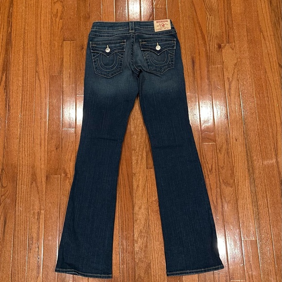 True Religion BootCut Becky Jeans flap pockets  size 27 made in USA - Picture 4 of 8